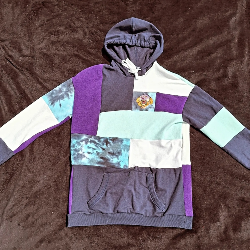 Upcycled Tiger Hoodie